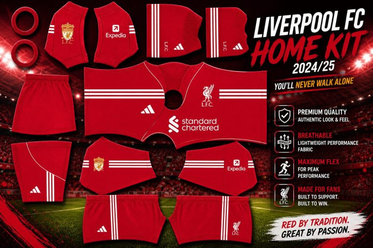 Liverpool Kit 2025 – 2026 Dream League Soccer 2026 DownloadLiverpool Kit 2025 – 2026 Dream League Soccer 2026 Download