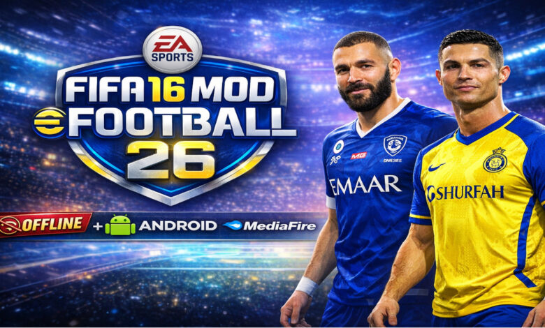 FIFA 16 Mod eFootball PES 2026 Full Update Download Android Offline 